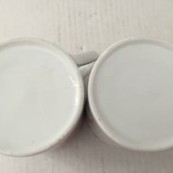 Pair DIAMOND & SPADE Poker Playing Card Porcelain Coffee Mugs Tea Cups GUC - Picture 6 of 8